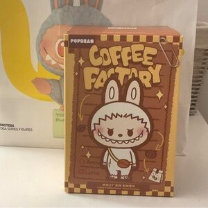Coffee Factory Series Plush Pendant - POP NOW - Labubu Coffee bean grinder